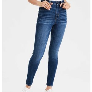 American Eagle High waist skinny jeans  14 Short.